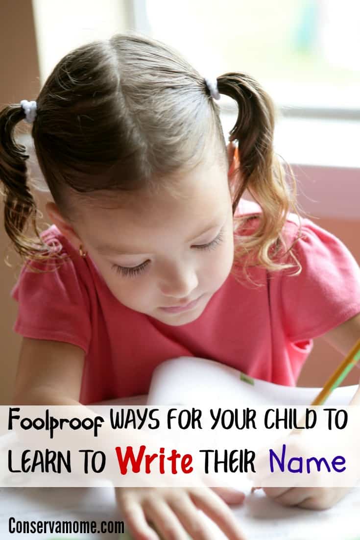 Do you have a little one starting Kindergarten soon? Get them a step ahead with Foolproof Ways for Your Child to Learn to Write Their Name.