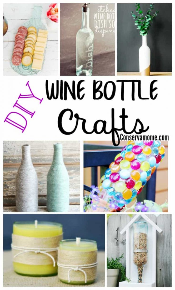 DIY Wine Bottle Crafts - ConservaMom