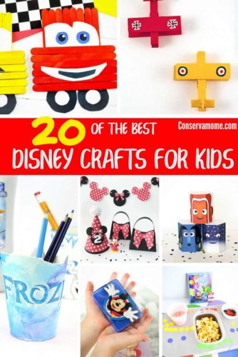 20 of the Best Disney Crafts for Kids - ConservaMom