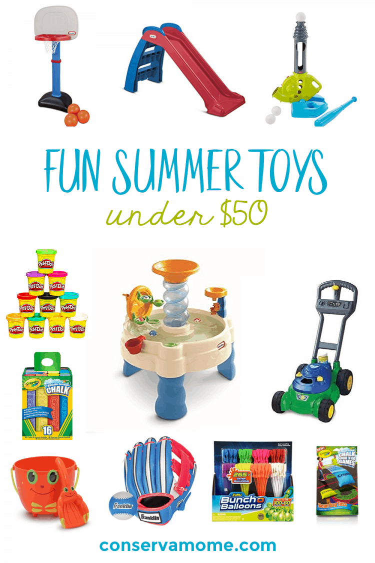 Keeping kids busy this summer doesn't have to cost a fortune. Check out Fun Summer Toys for under $50 !