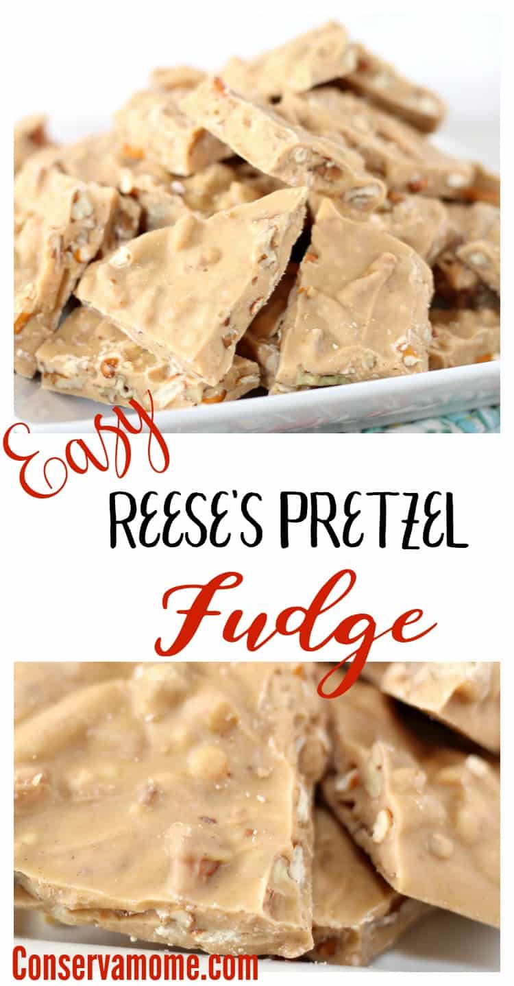 Easy Reese's Pretzel Fudge recipe