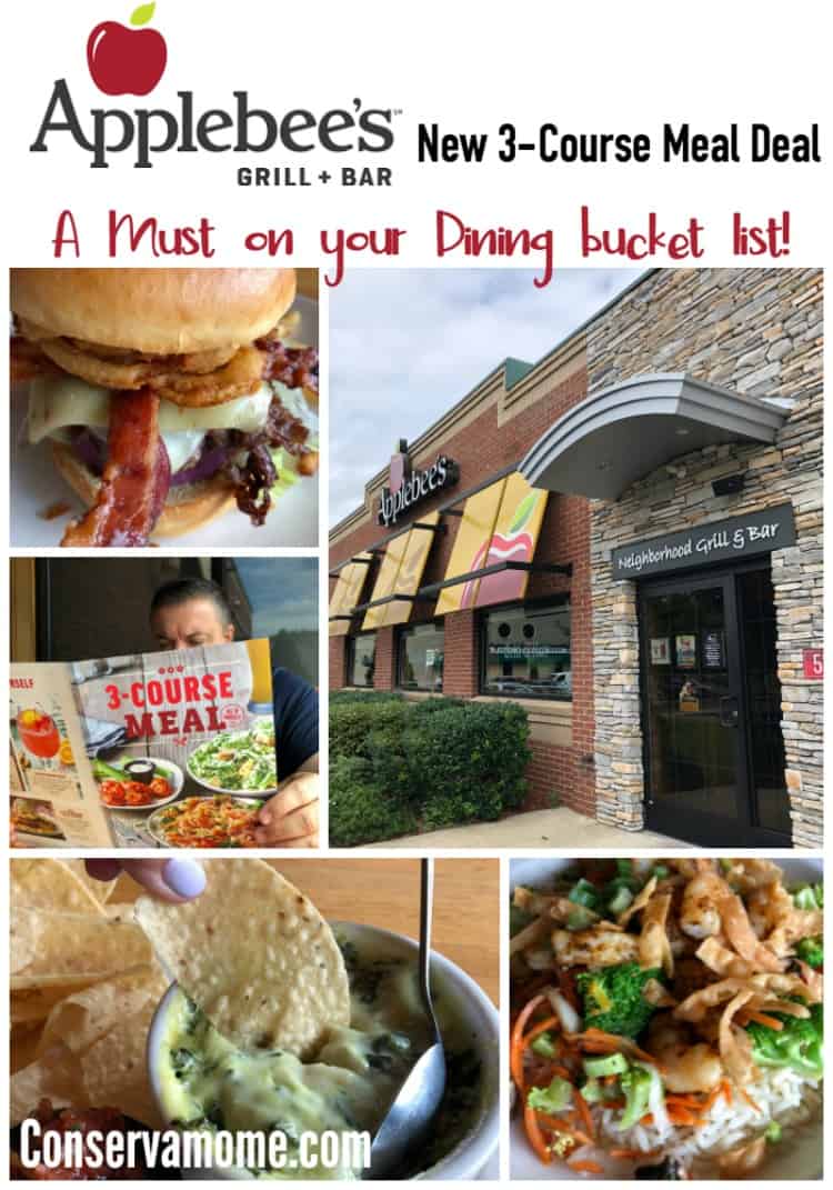 Find out why Applebee's 3-Course Meal Deal is a  Must on your Dinning Bucket List. 