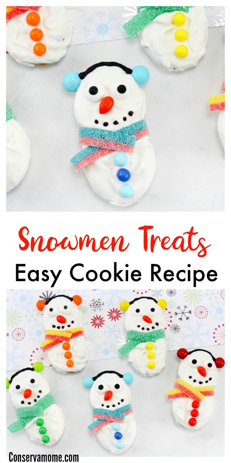 Looking for a fun and delicious winter treat? Check out these Snowmen Treats- Easy Cookie Recipe.