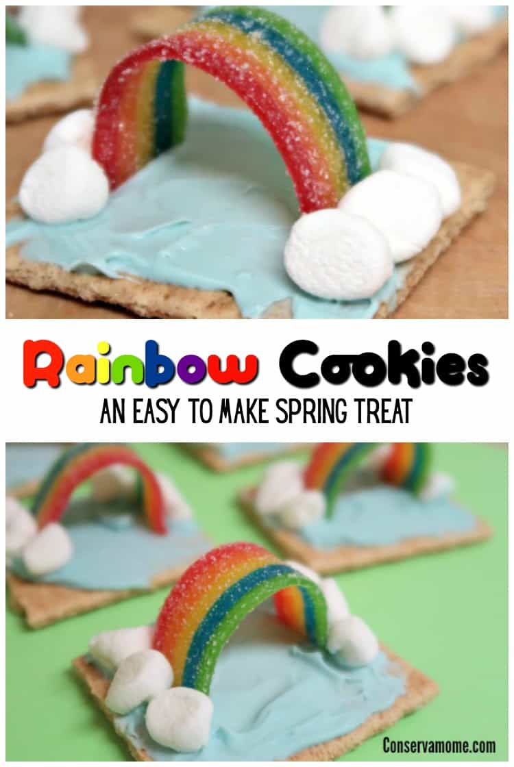 These Sweet Rainbow Cookies will brighten up even the rainiest of days. Check out how fun and easy it is to make this  Spring Treat!