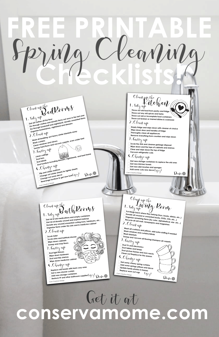 Spring is finally here! Check out 10 Tips for Spring Cleaning + Free Printable Spring Cleaning Checklist and get your house organized and ready for gorgeous weather! 