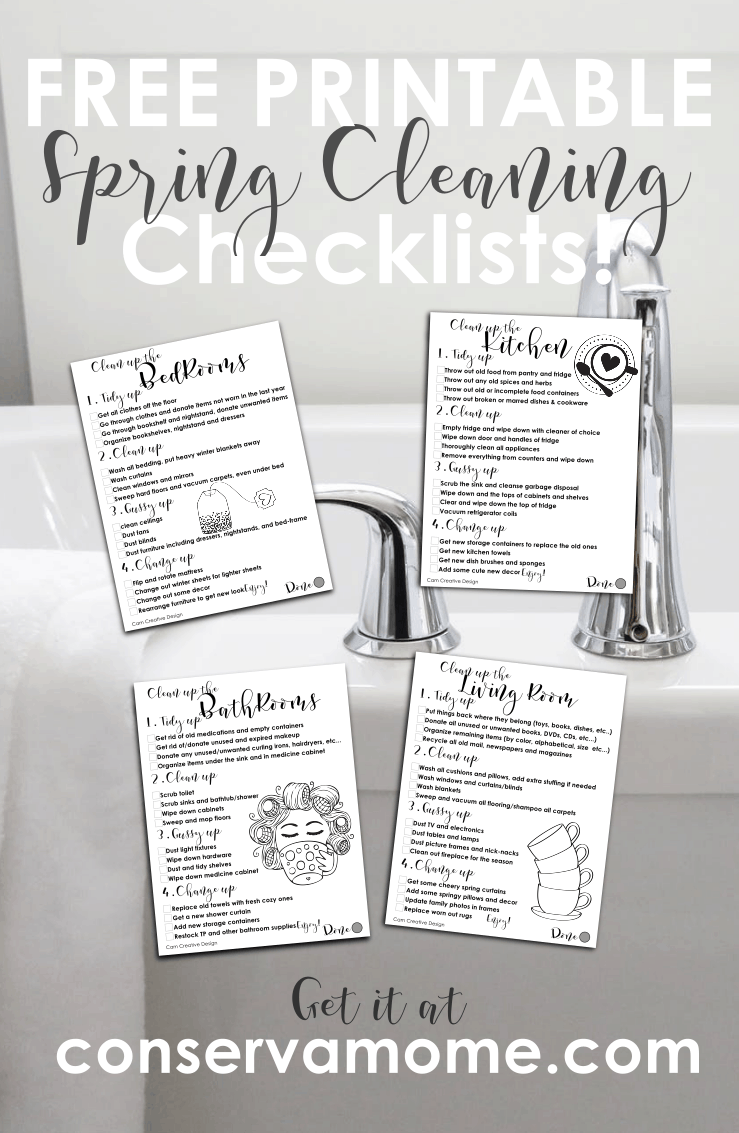 Spring Cleaning Hacks with Free Printables