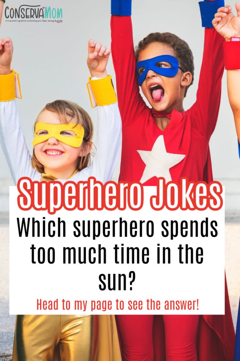 Superhero Jokes + Free Printable Superhero Lunch Box Notes