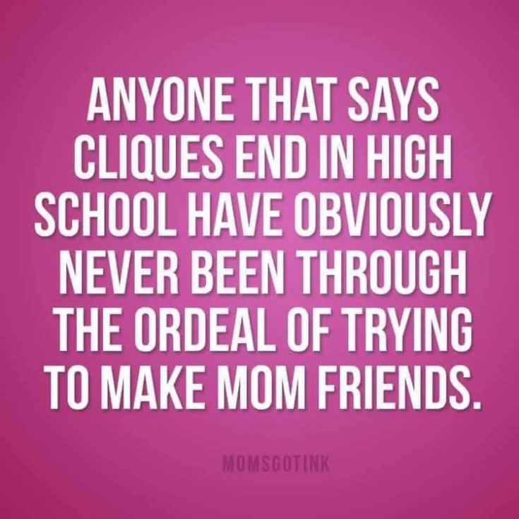 20 Funny Memes that Sum up How hard it is to make Mom Friends