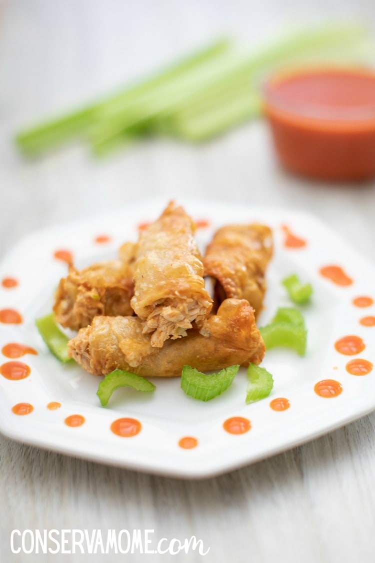 Eating a low carb/ Keto Diet  isn't as hard as you think when you incorporate delicious and tasty options like these Low Carb Buffalo Chicken Crackilns. This is a delicious and fun take on an old low carb favorite.    