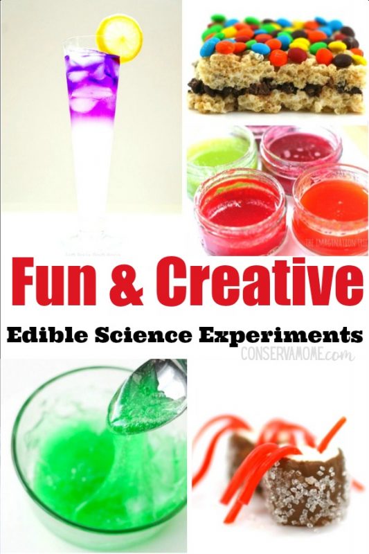 22 Wonderful & Creative Edible Science Experiments