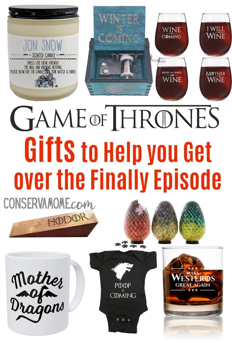 Game of Thrones is almost over. However, it doesn't have to be forgotten. Check out these Game Of Thrones Gifts to Help you Get over the Finally Episode. 