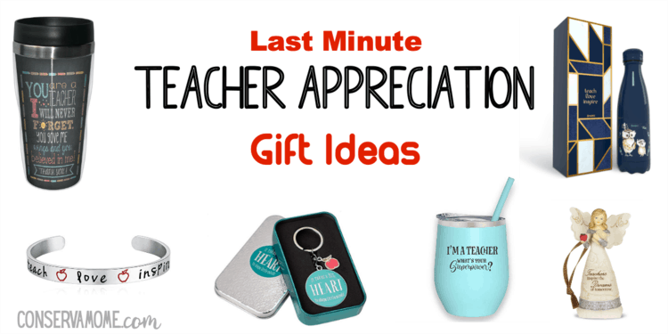 Last Minute Teacher Appreciation Gifts - ConservaMom