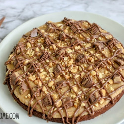 Peanut Butter Chocolate Brownie Cake Recipe