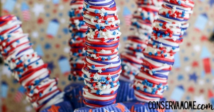 patriotic marshmallow pops