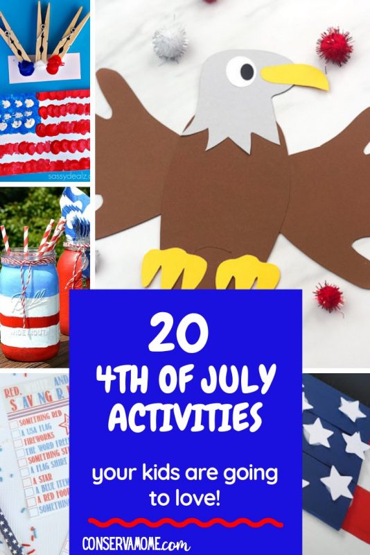 4th of July Activities for Kids : A fun round up of Patriotic Crafts