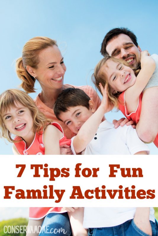 7 Tips for Family Fun Activities to keep your family active