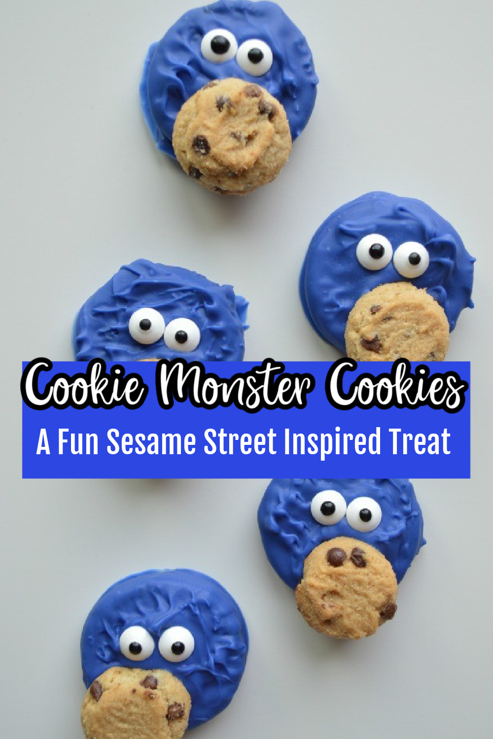 Cookie Monster Cookies: A fun Sesame Street Dessert idea