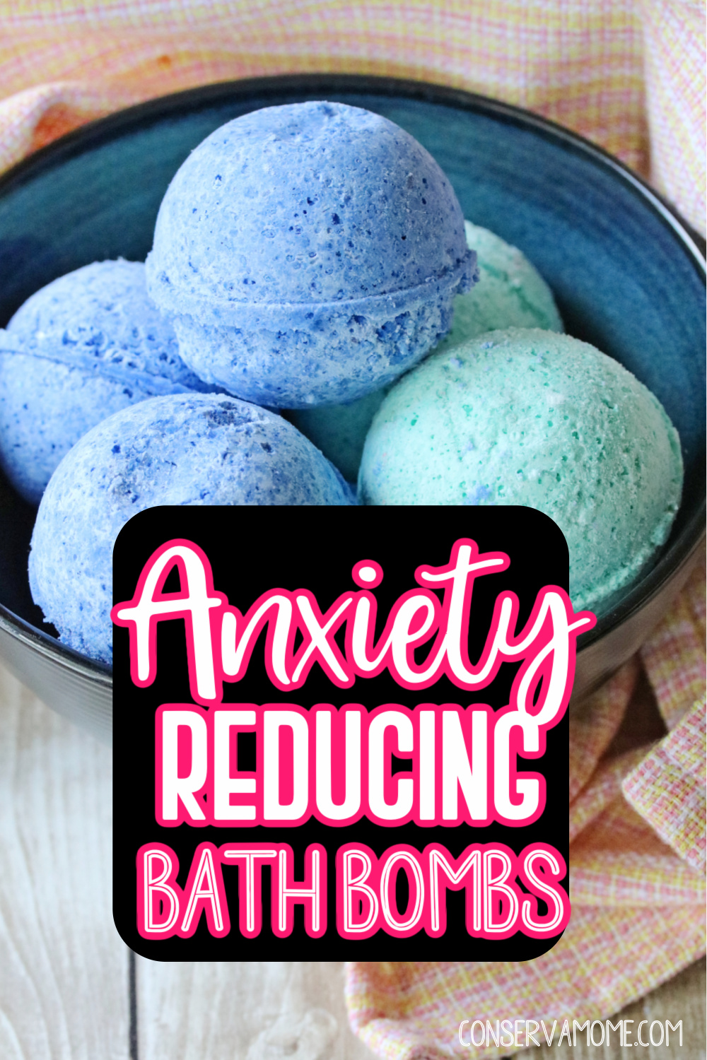 Anxiety Reducing Bath Bomb Recipe ConservaMom