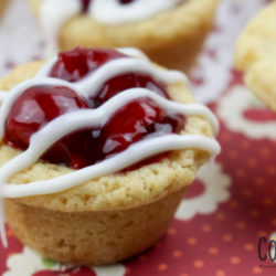 3 Ingredient Cherry Cookie Cup