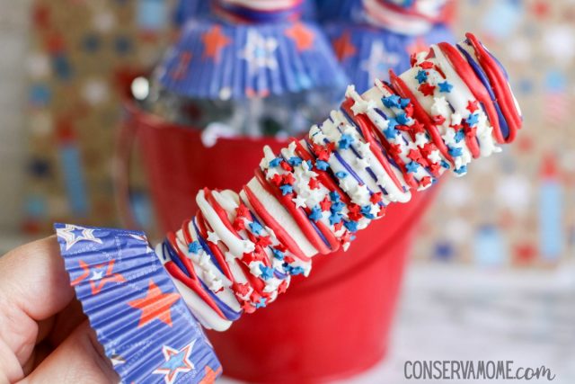 Red white and blue dessert idea