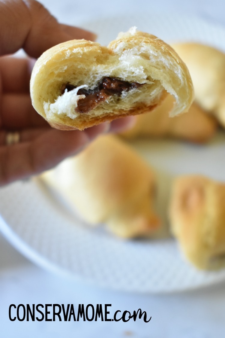 20 minute Chocolate Croissants