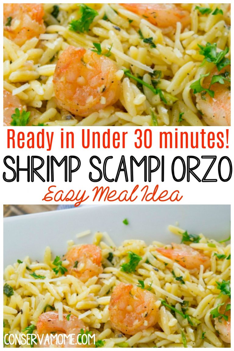 Delicious & Easy Shrimp Scampi Orzo - Quick Dinner Idea