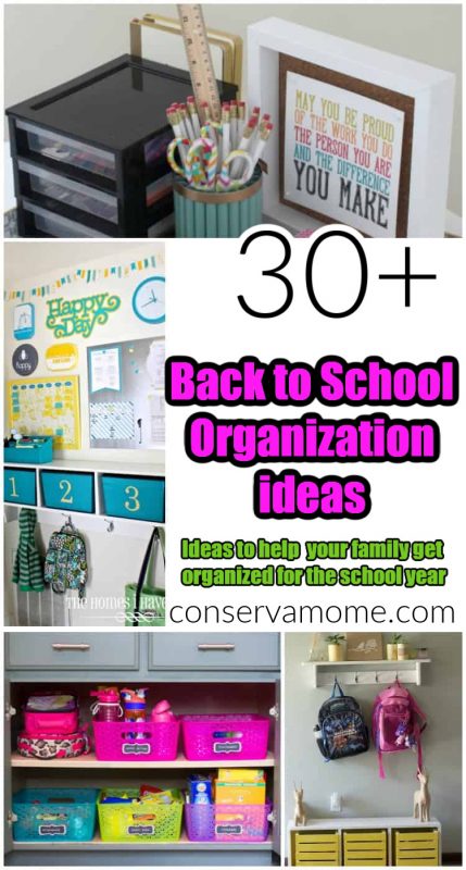 20+ Back to School Organization Ideas: Ideas to get your family ...