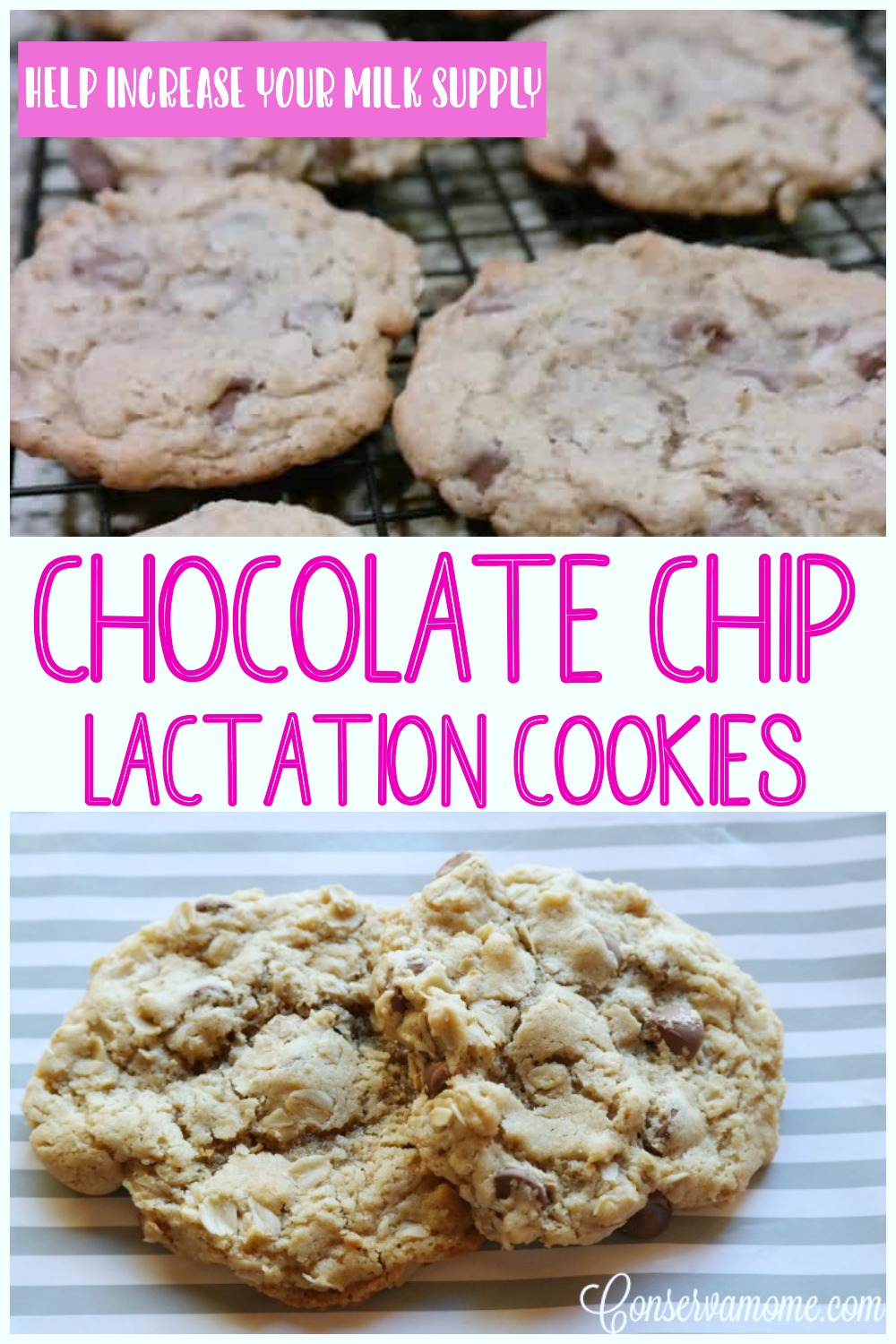 Help increase your milk supply chocolate chip lactation cookies