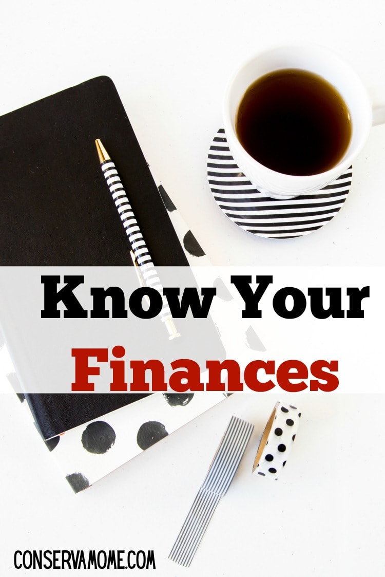 Know your finances