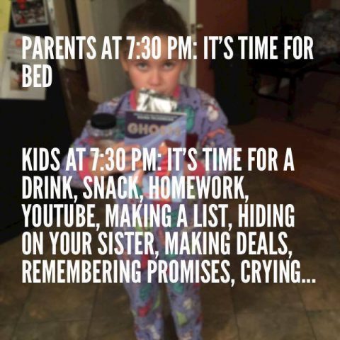 25 Memes that Sum up How Hard Bedtime is with kids - ConservaMom