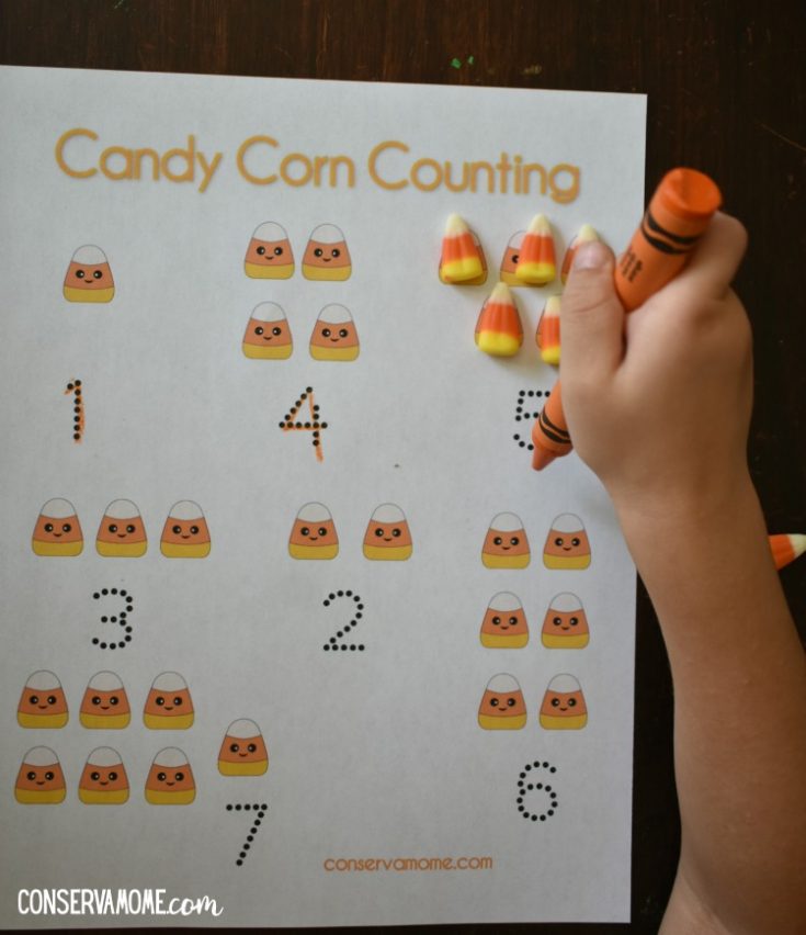 Candy Corn Counting A Hands On Preschool Fall Math Activity