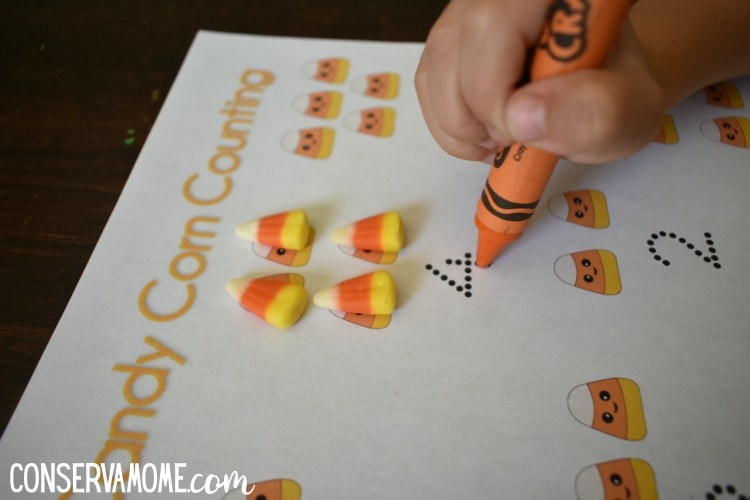 Candy Corn Math :A Fun Preschool Fall Math Activity