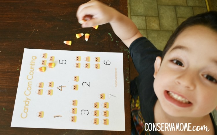 Candy Corn Math :A Fun Preschool Fall Math Activity