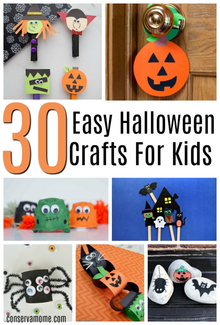 30 Easy halloween Crafts for kids