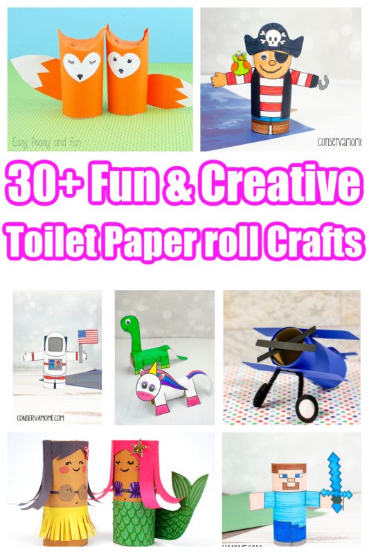 30+ Cute & Fun Toilet Paper Roll Crafts - ConservaMom