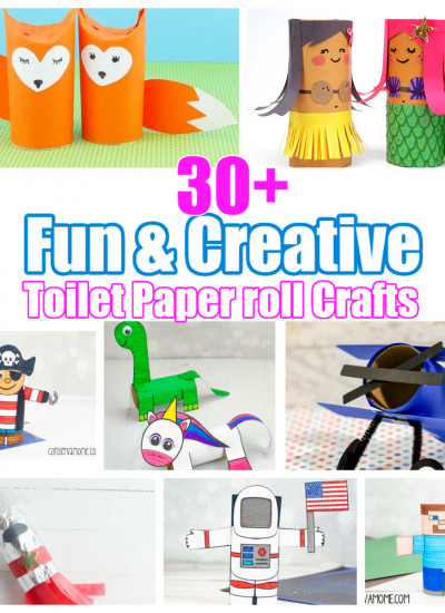 30+ Fun & Creative toilet paper roll crafts