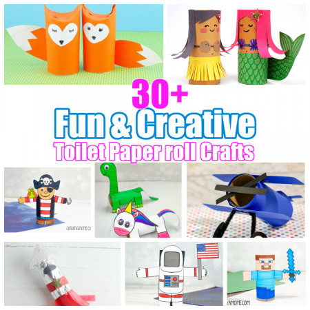 30+ Fun & Creative toilet paper roll crafts