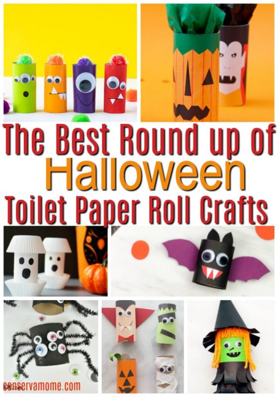 The Best Round up of Halloween Toilet Paper Roll Crafts Around!