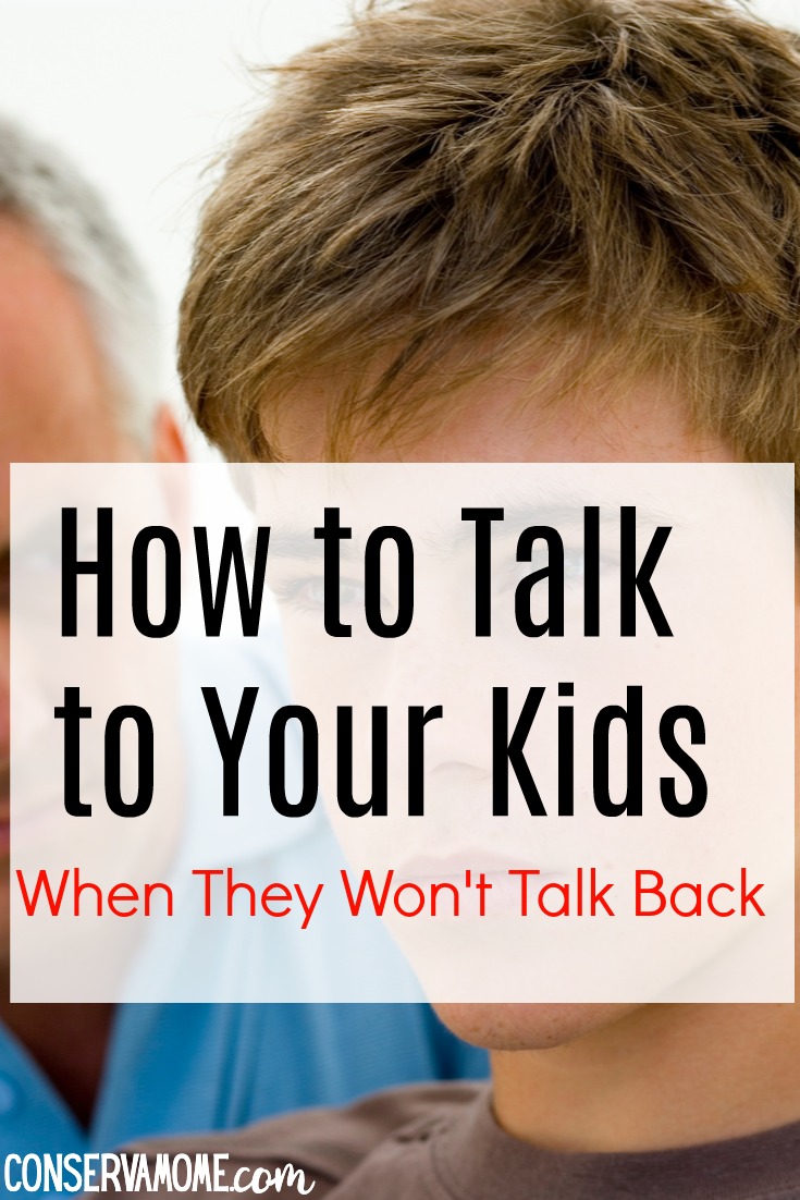 How to talk to your kids
