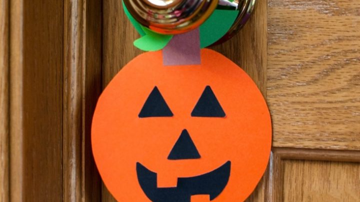 Tween/Teen Art: Wooden Pumpkin Door Hangers and Halloween