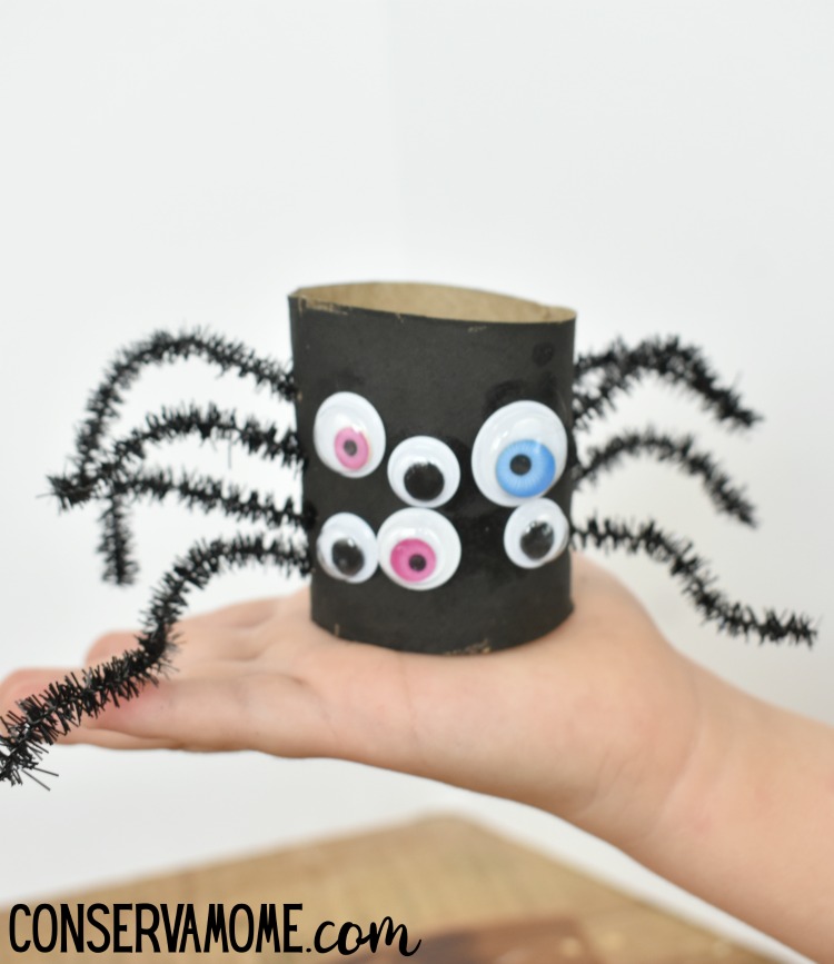 Spider Toilet paper roll craft