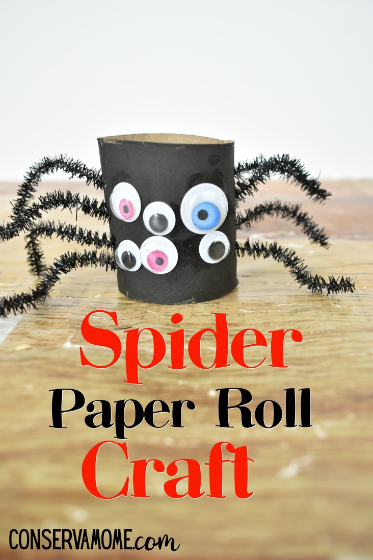 Spider paper roll craft