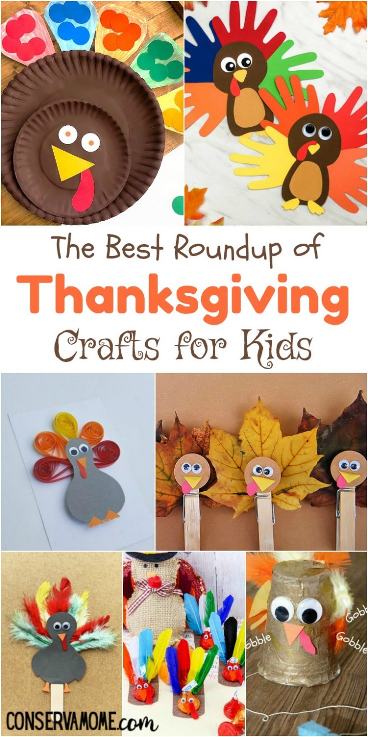 The Best Roundup Of Thanksgiving Crafts For Kids - Conservamom