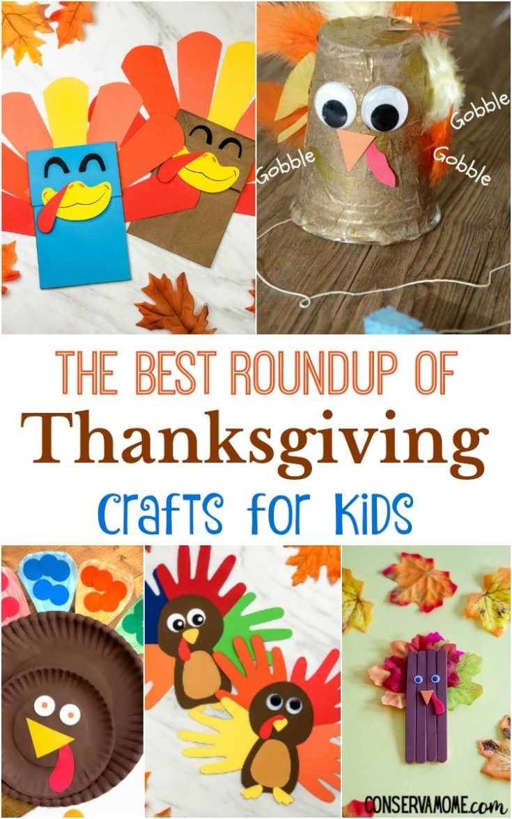 The Best Roundup of Thanksgiving Crafts for Kids - ConservaMom