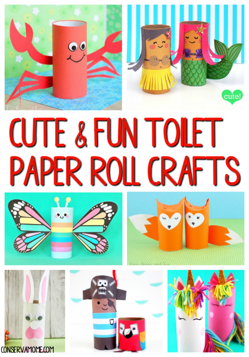 30+ Cute & Fun Toilet Paper Roll Crafts - ConservaMom