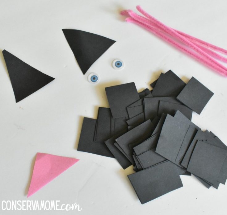 Black Cat Paper Plate Craft A :preschool Halloween Activity