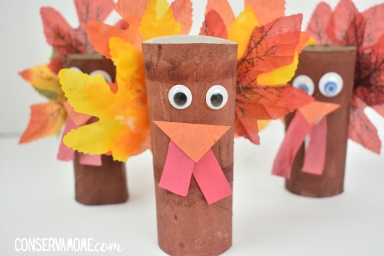 Turkey Toilet paper roll craft