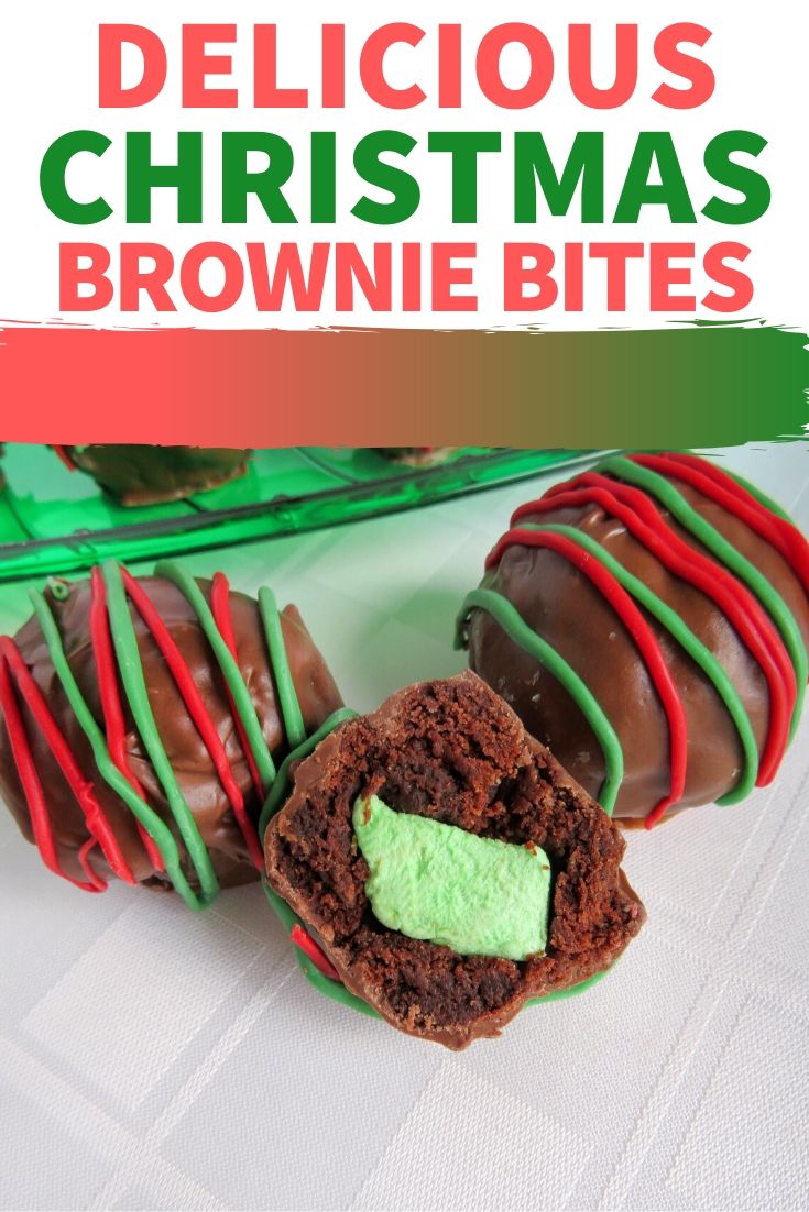 Christmas Brownie Bites : Christmas Truffle Recipe with Surprise Inside