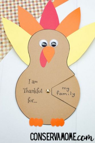 DIY Turkey Spinner Craft: A Thankfulness Activity for Kids - ConservaMom