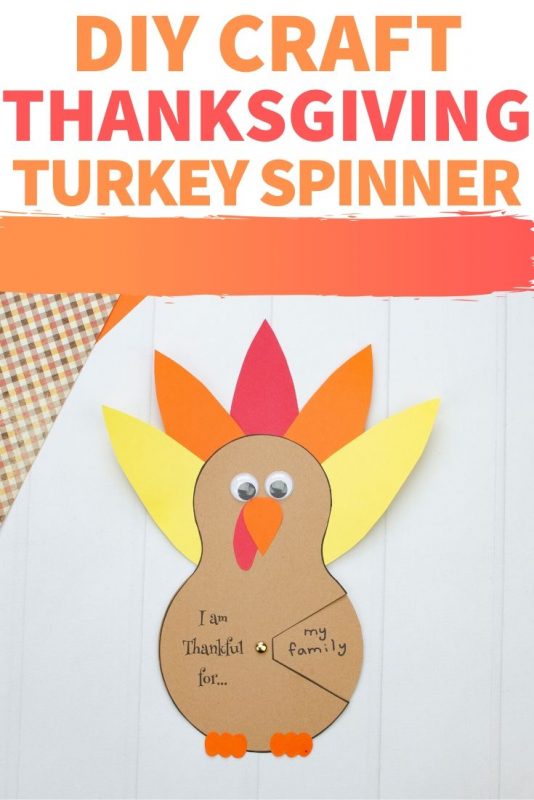 Thanksgiving ESL Printable Fidget Spinner Game For Kids